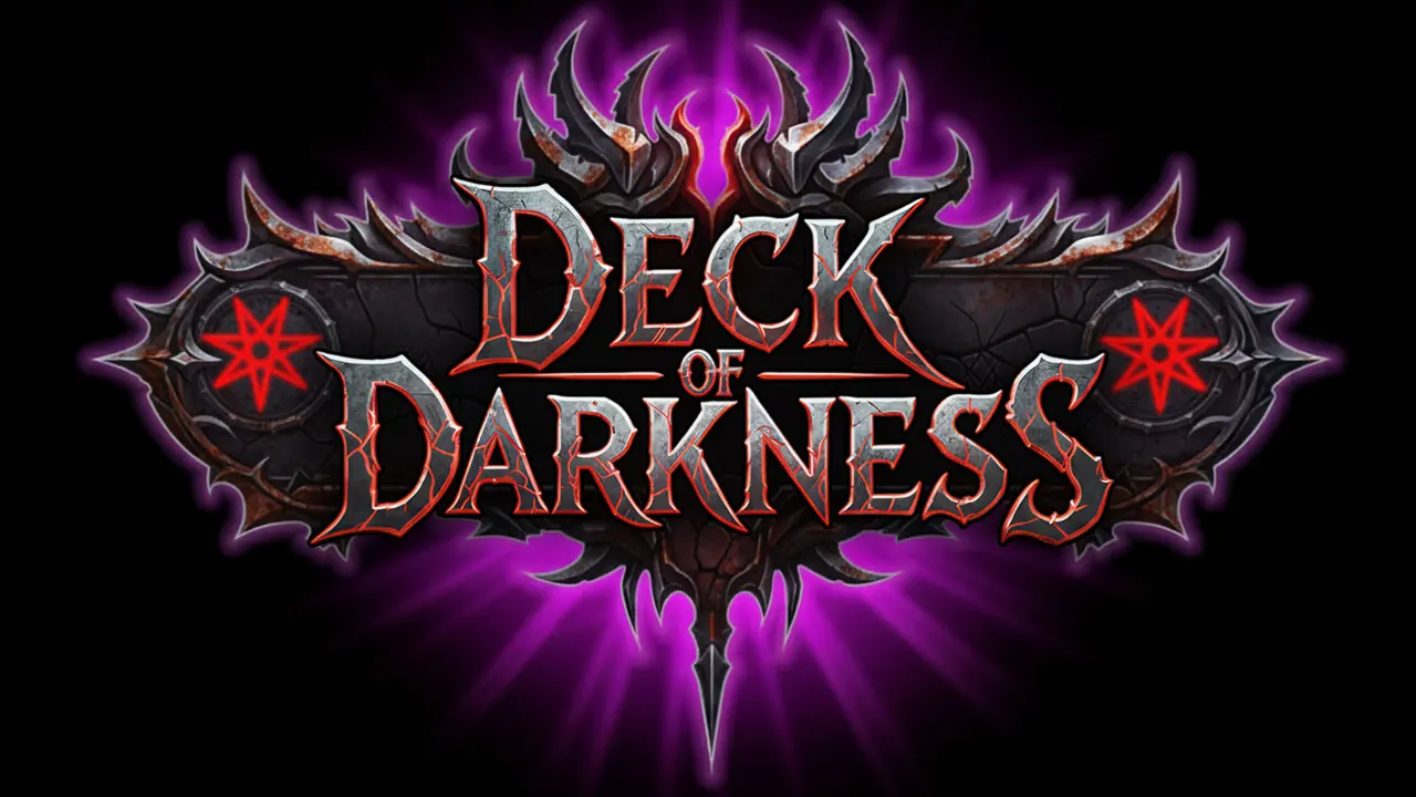 Deck of Darkness Tabletop game cover art